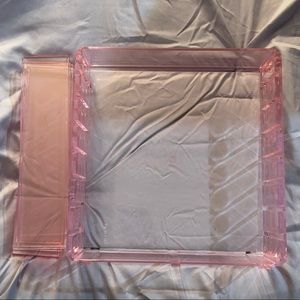 Acrylic makeup organizer